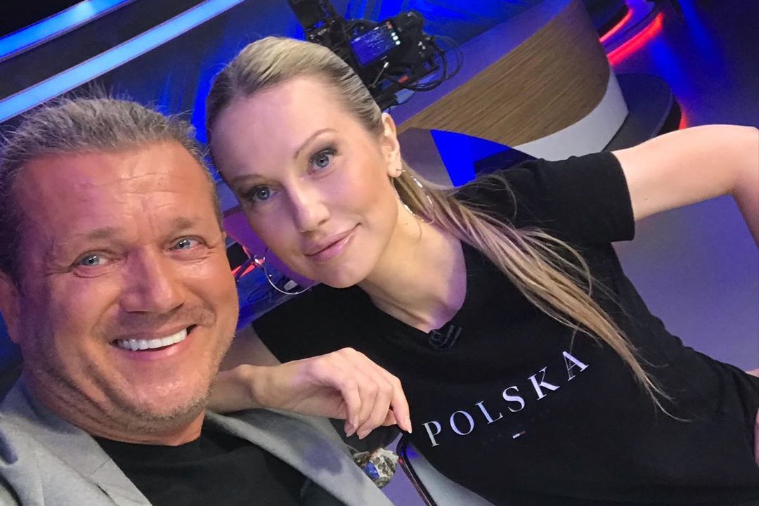 Jarosław Jakimowicz i Magdalena Ogórek prowadzą program "W kontrze" w TVP Info