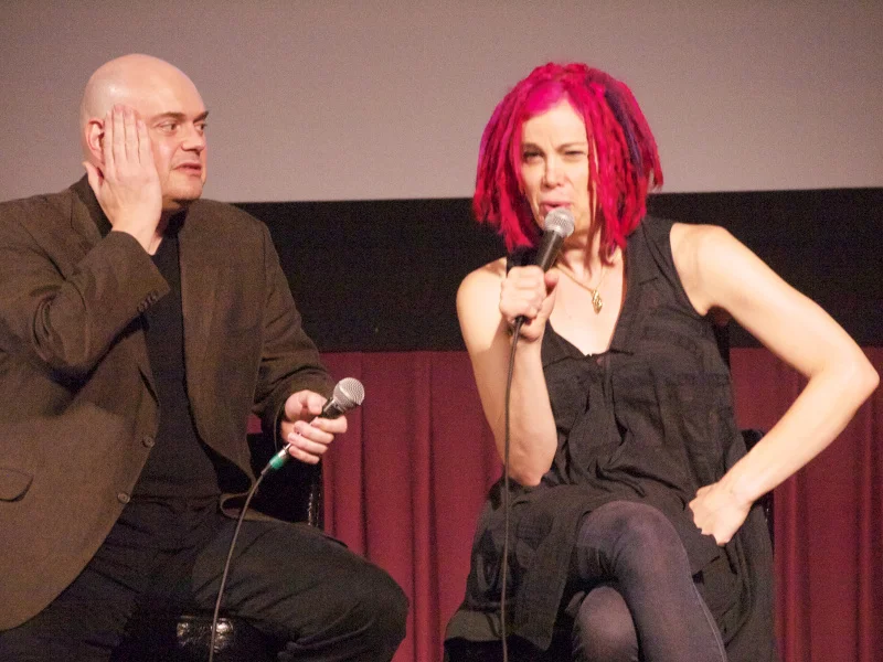 Andy i Lana Wachowscy na promocji filmu "Atlas chmur" podczas Fantastic Fest.