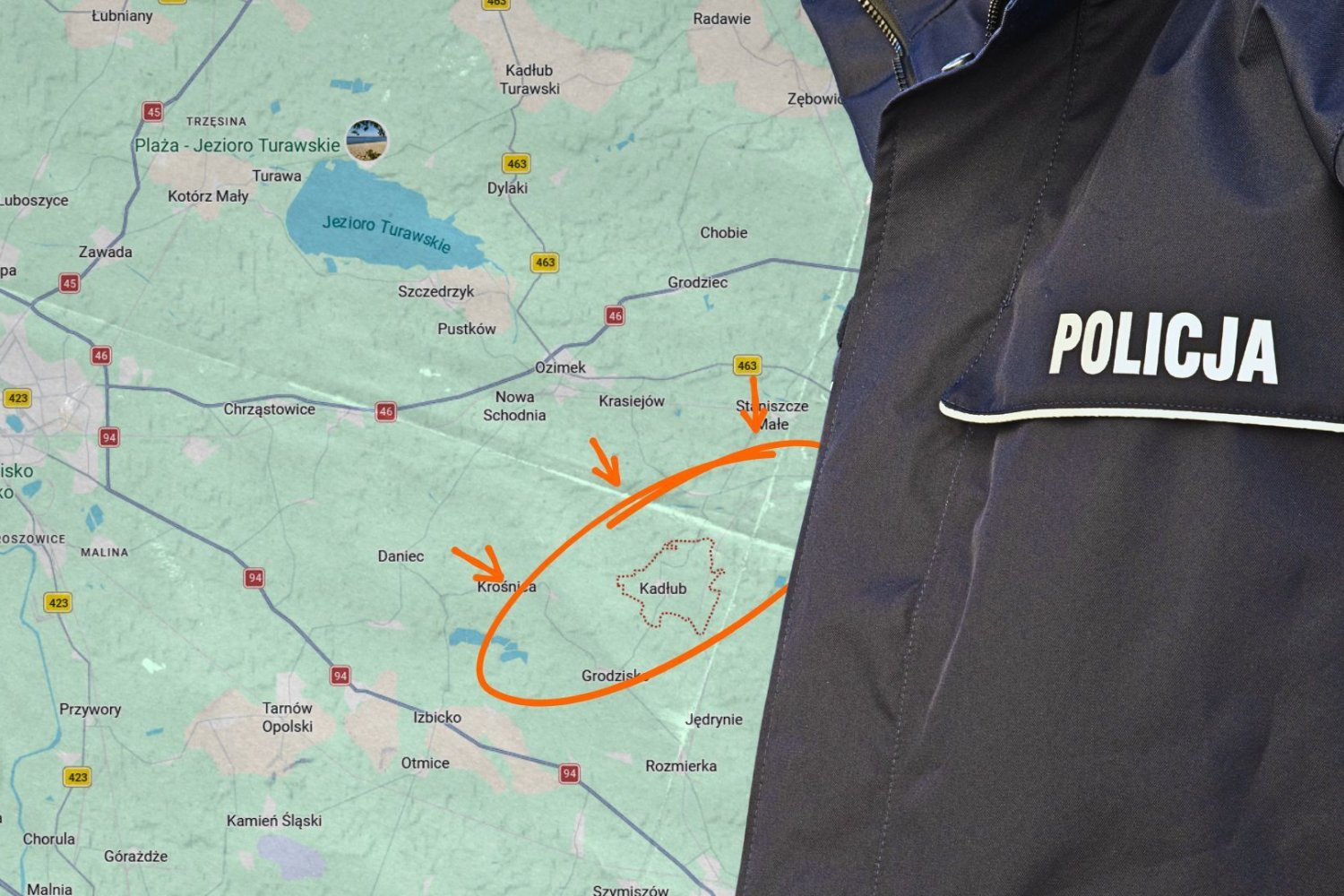 Policja zatrzymała 17-latka podejrzewanego o związek z podwójnym zabójstwem w Kadłubie. Media nieoficjalnie podają, co miały zawierać nagrania, które zaalarmowały funkcjonariuszy. Kadłub w woj. opolskim, policyjny mundur.