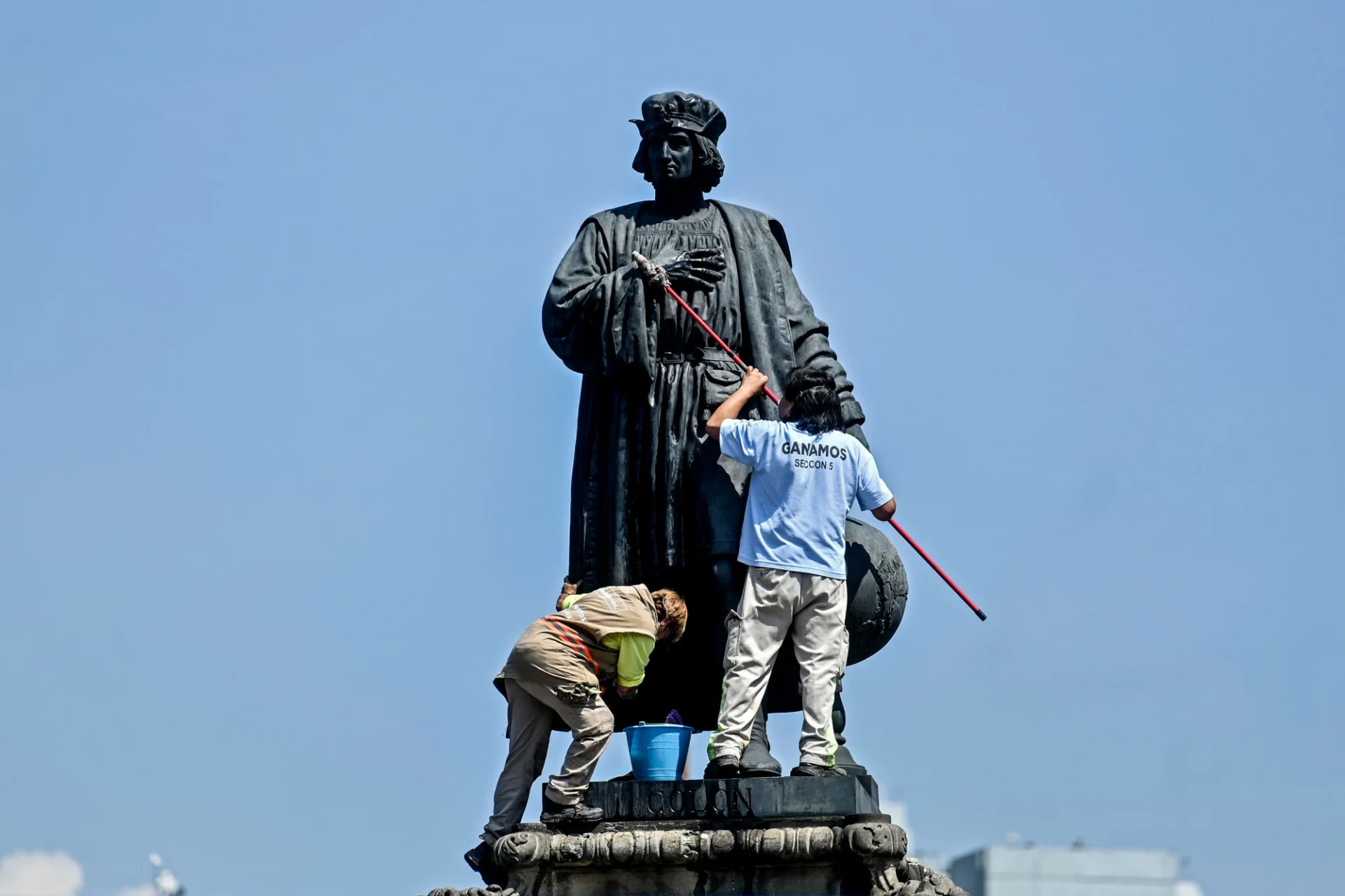 Tego pomnika w mieście Meksyk już nie ma.