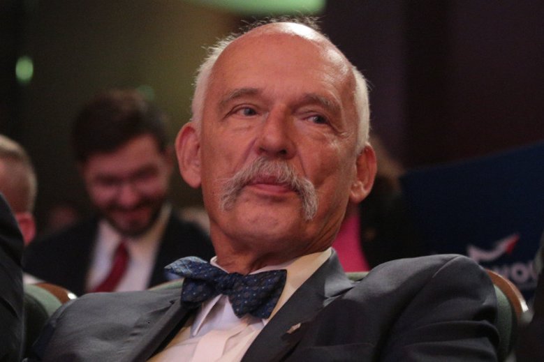 Janusz Korwin-Mikke znów zaskoczył kontrowersyjną wypowiedzią.