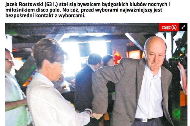 Jacek Rostowski tańczył przy disco polo z posłanką Iwoną Kozłowską