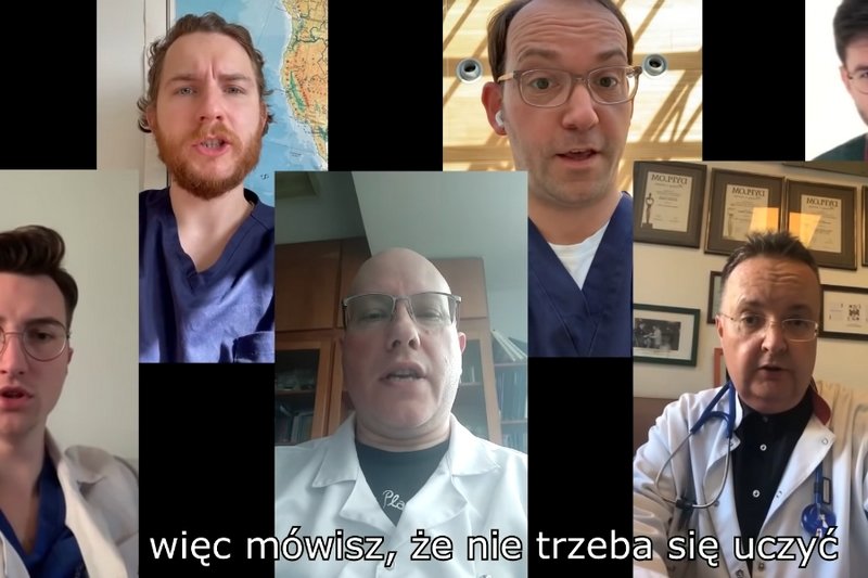 Polscy lekarze nagrali piosenkę uderzającą w antyszczepionkowców.