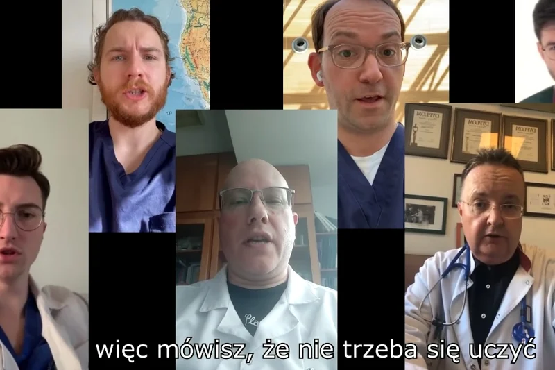 Polscy lekarze nagrali piosenkę uderzającą w antyszczepionkowców.