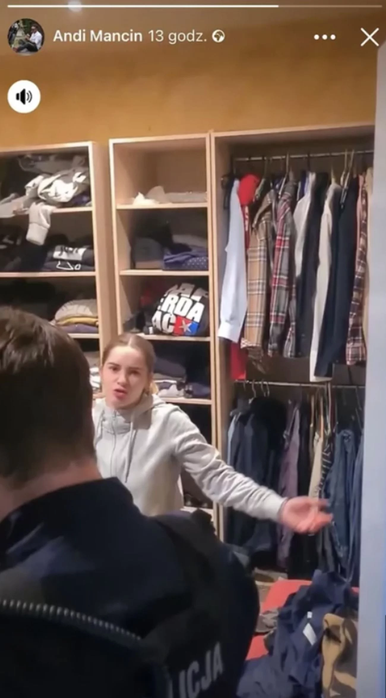 Interwencja policji z Eweliną Lisowską w roli głównej. Wyciekło nagranie