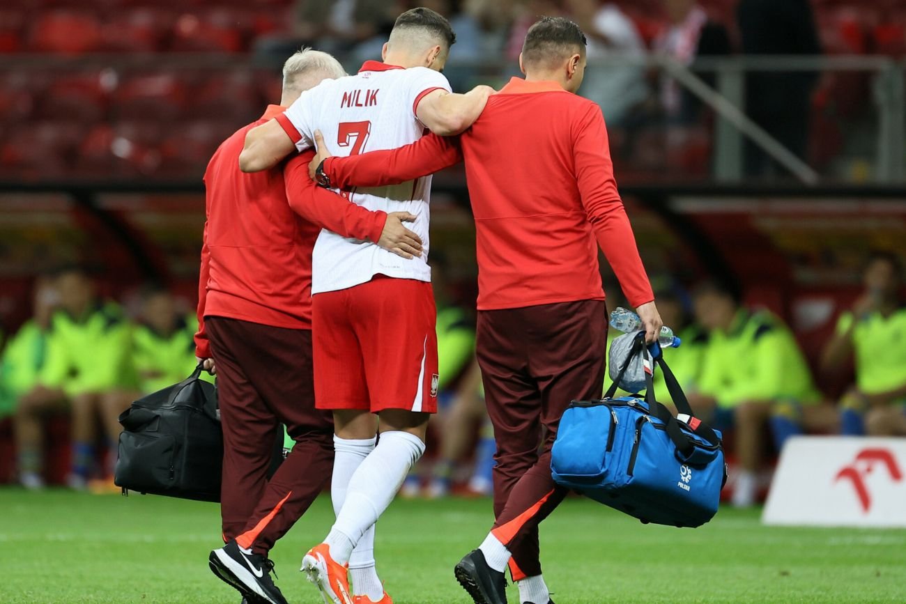 Arkadiusz Milik kontuzjowany. To nie pierwszy problem z kolanem