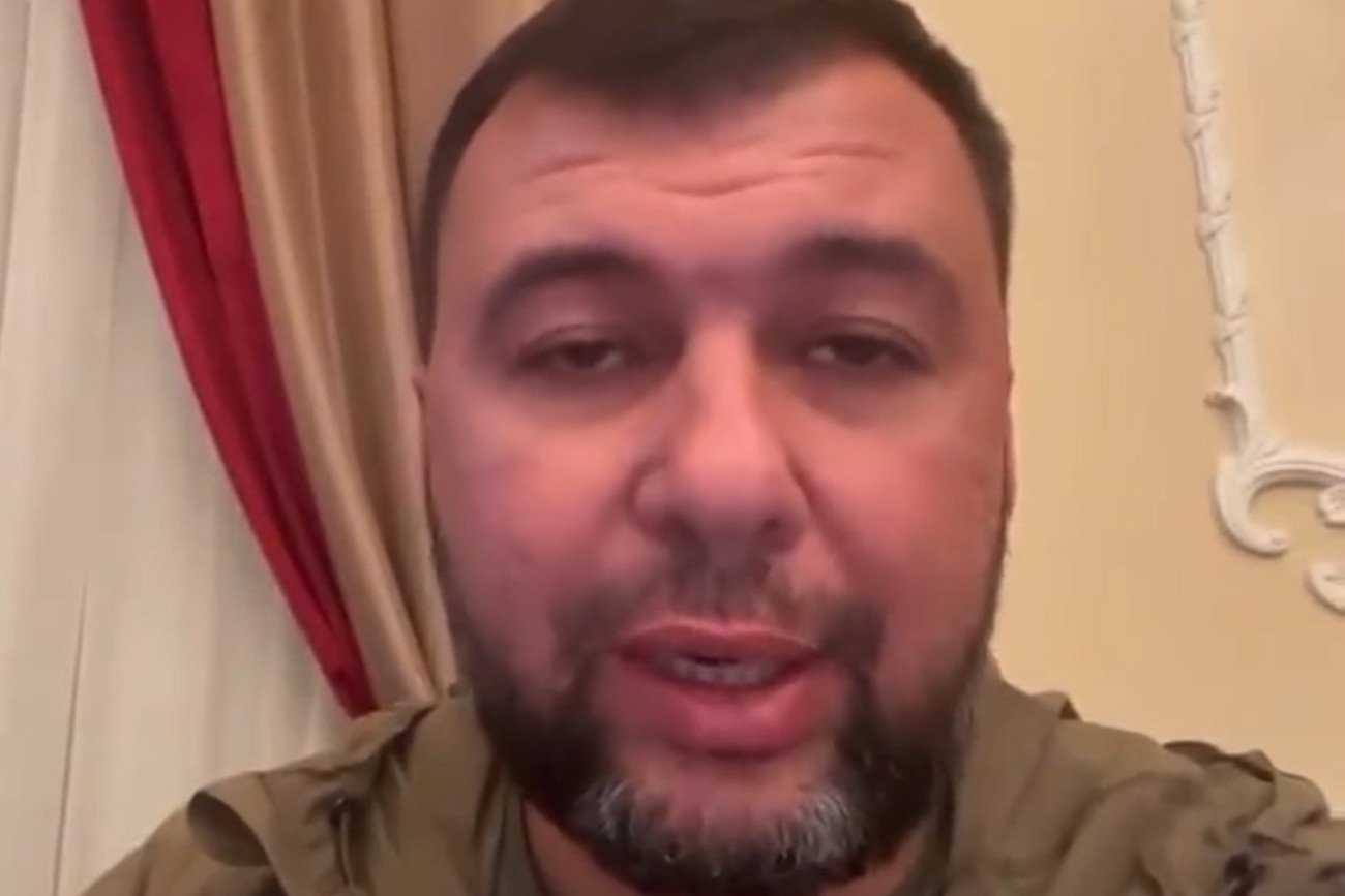 Dienis Puszylin, szef tzw. Donieckiej Republiki Ludowej