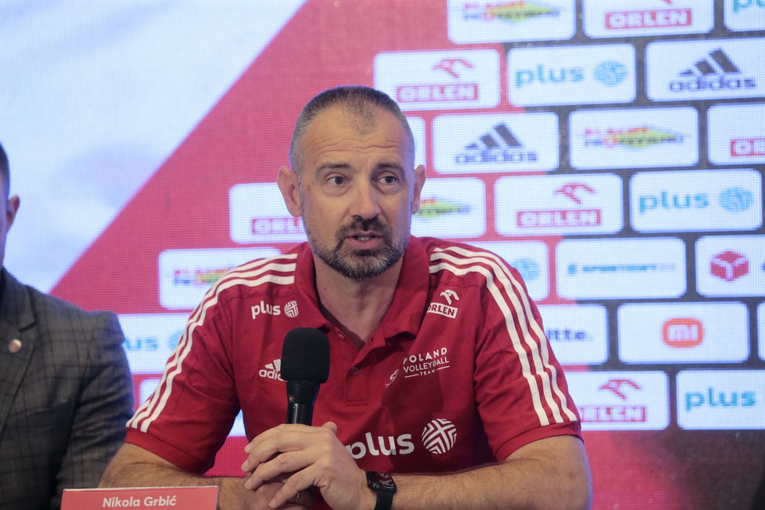 Nikola Grbić po raz pierwszy spotkał się z dziennikarzami jako trener Biało-Czerwonych
