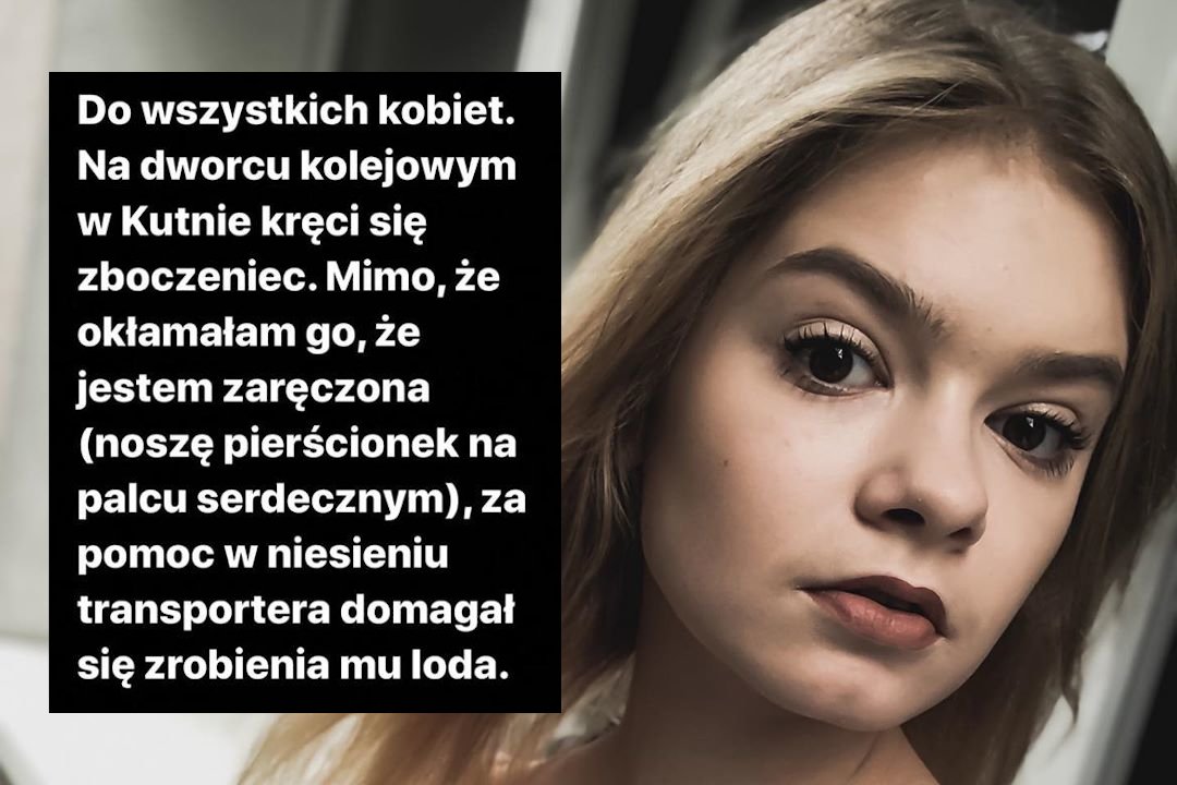 Julia Wróblewska przeżyła traumatyczne chwile na dworcu kolejowym w Kutnie