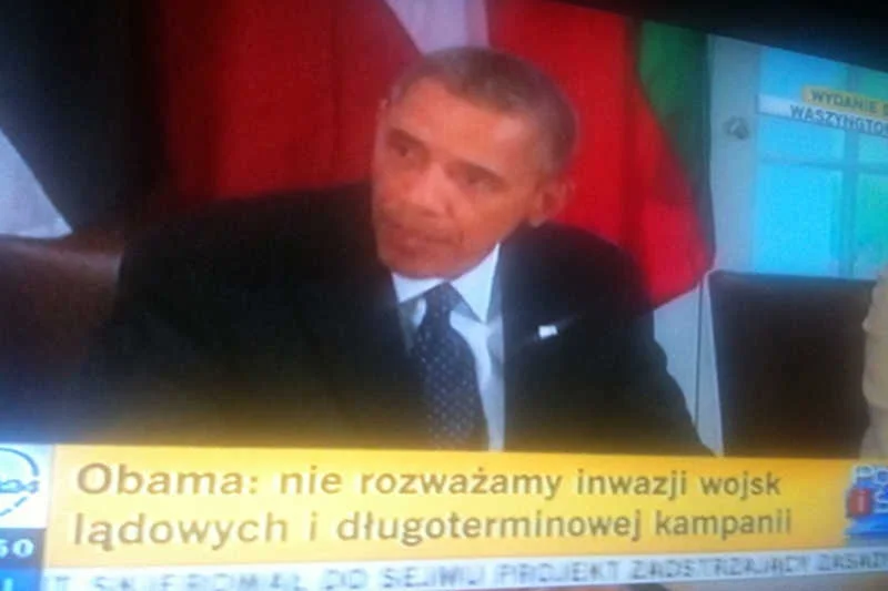 Barack Obama: Nie rozważamy akcji militarnej z użyciem wojsk lądowych
