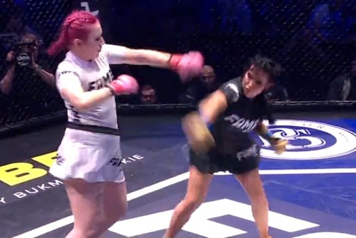 W pierwszej walce kobiet w historii Fame MMA Marta Linkiewicz pokonała Monikę "Esmeraldę" Godlewską