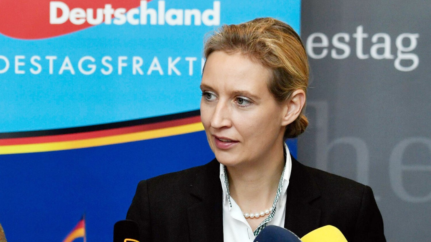 Alice Weidel, czyli współprzewodnicząca niemieckiej partii AfD.