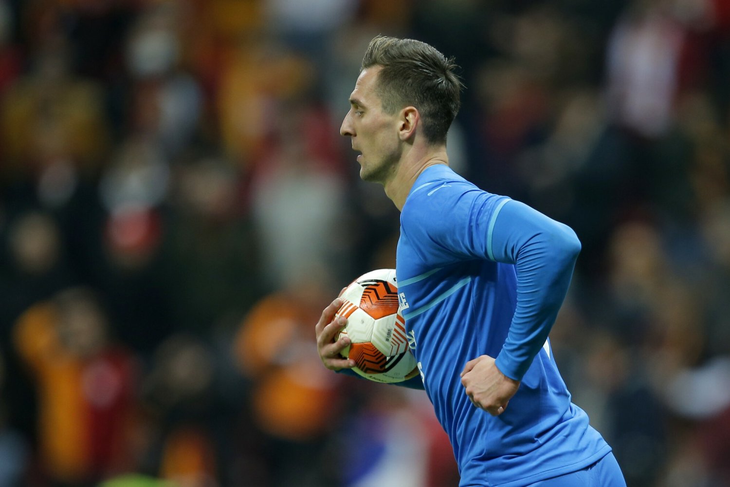 Arkadiusz Milik strzelił w czwartek dwa gole, ale jego Marsylia przegrała w Stambule