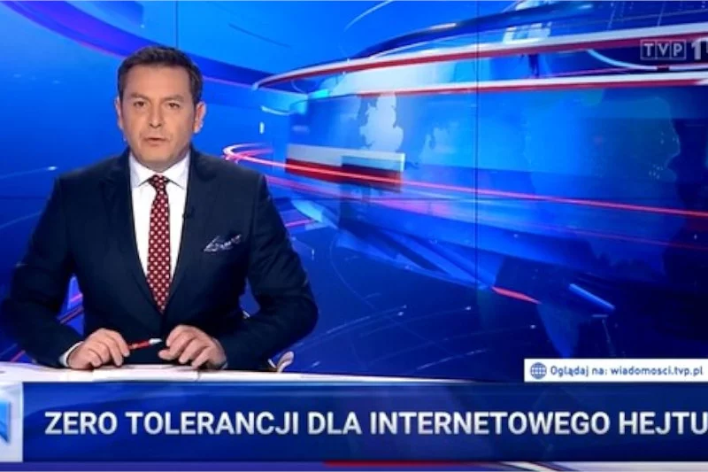 Tak "Wiadomości" odnotowały aferę z Piebiakiem.