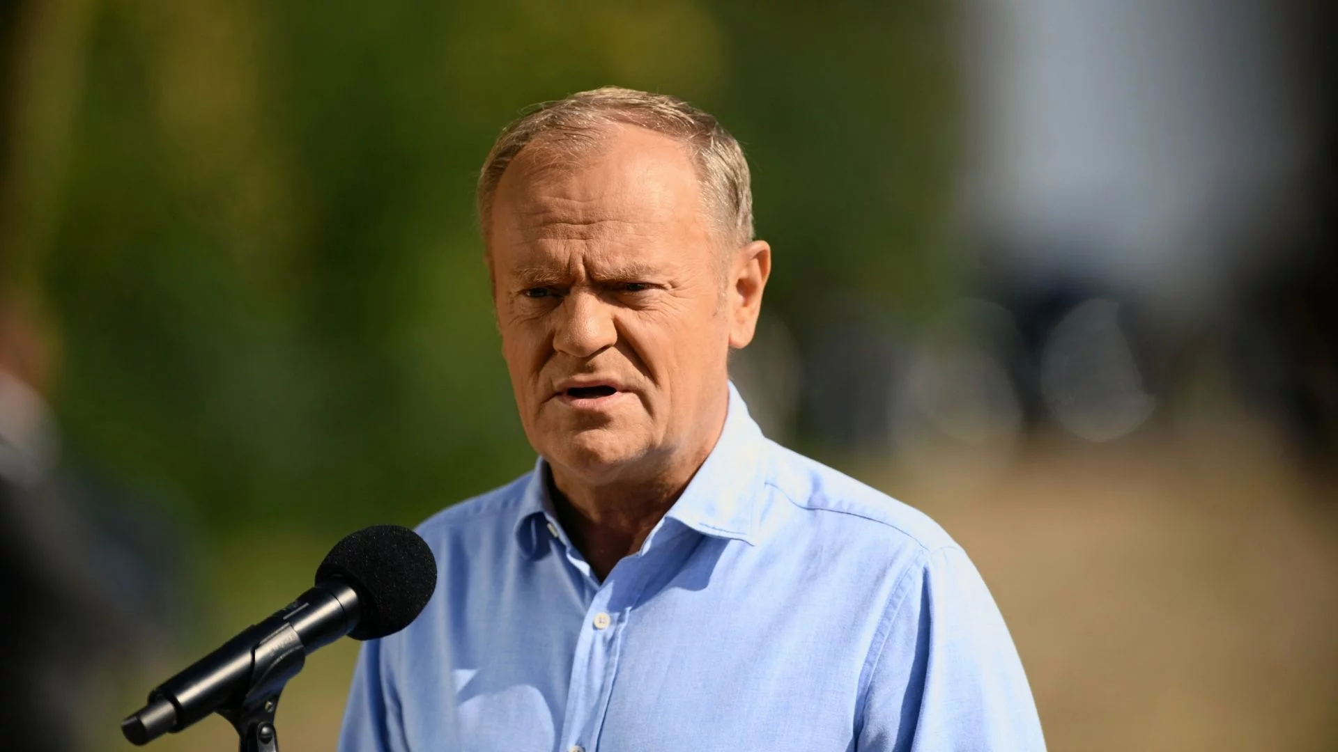 Donald Tusk na konferencji prasowej