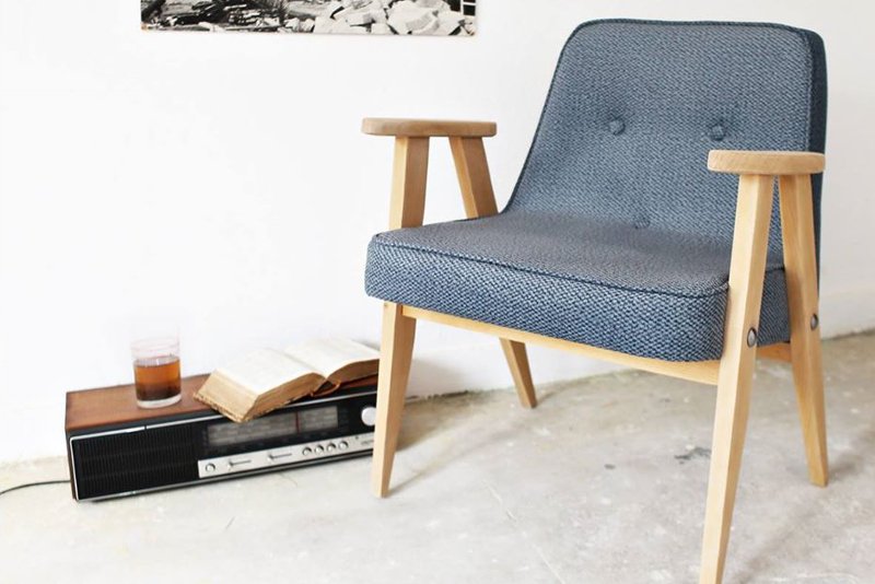 Fotel 366 po renowacji w Pracowni Jest Dobrze