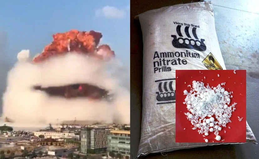 Saletra amonowa (azotan amonu)  – przyczyny eksplozji w stolicy Libanu, Bejrucie?