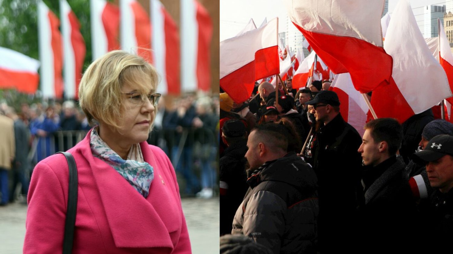 Barbara Nowak dziękuje Bąkiewiczowi za Marsz Niepodległości