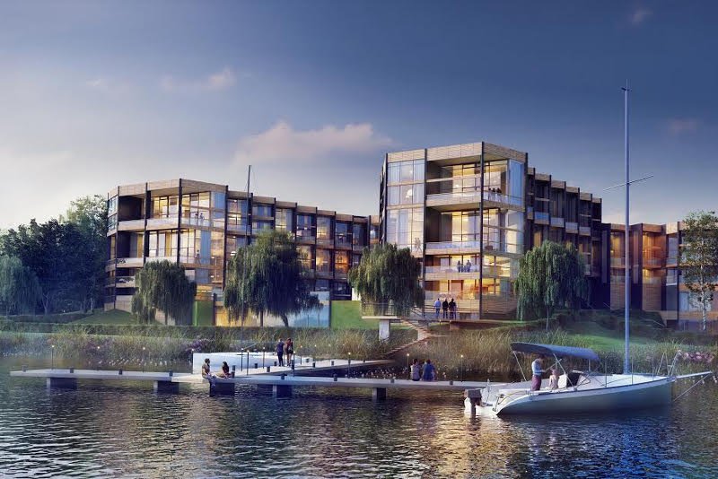 Wizualizacja apartamentowca Portico Marina