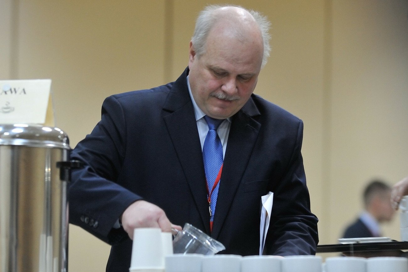 Marek Dyduch był jednym z wielu polityków bawiących się na urodzinach Roberta Mazurka.