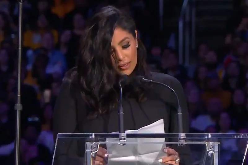 Vanessa Bryant pożegnała córkę Giannę i męża Kobe'ego.