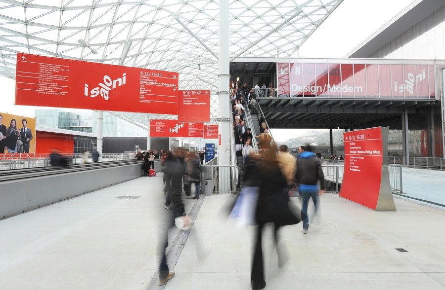 Salone Internationale del Mobile 2012,hale targowe, Rho