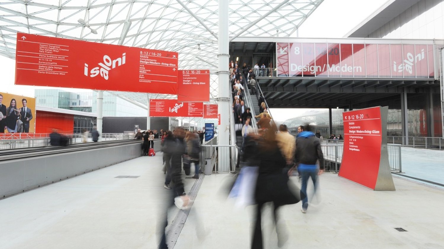 Salone Internationale del Mobile 2012,hale targowe, Rho