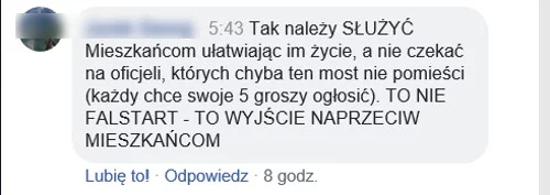 Komentarz internauty.