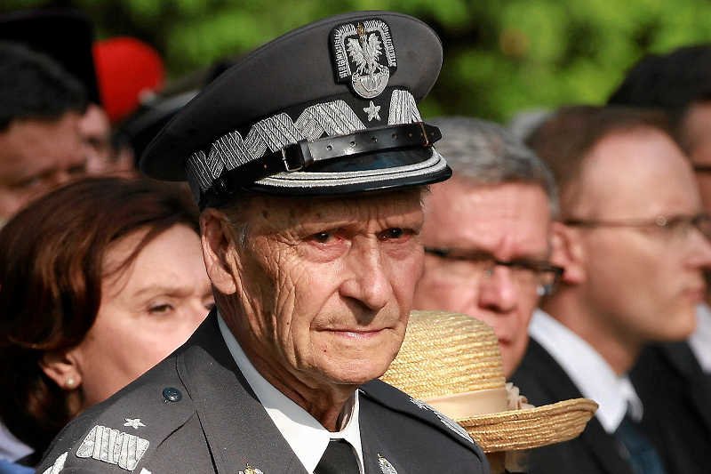 Generał Zbigniew Ścibor-Rylski na obchodach 68. rocznicy wybuchu Powstania Warszawskiego