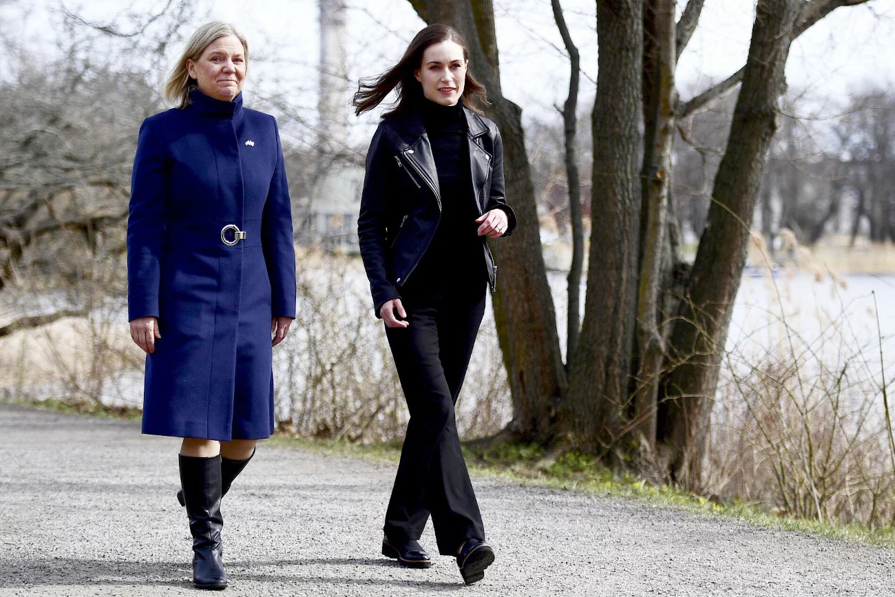 Premier Szwecji Magdalena Andersson i premier Finlandii Sanna Marin – to od nich zależy decyzja ws. przystąpienia obu krajów do NATO.