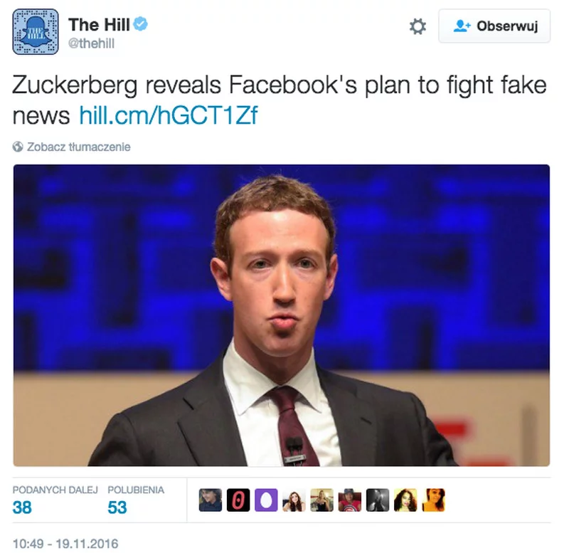 Facebook będzie walczył z fejkowymi newsami