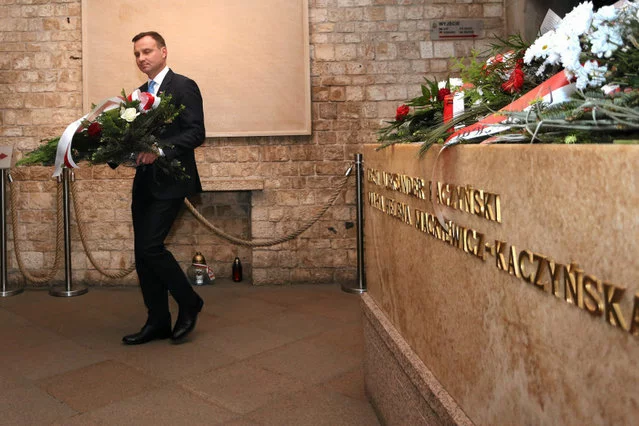 Andrzej Duda z żoną pojawią się na ponownym pogrzebie Lecha i Marii Kaczyńskich.