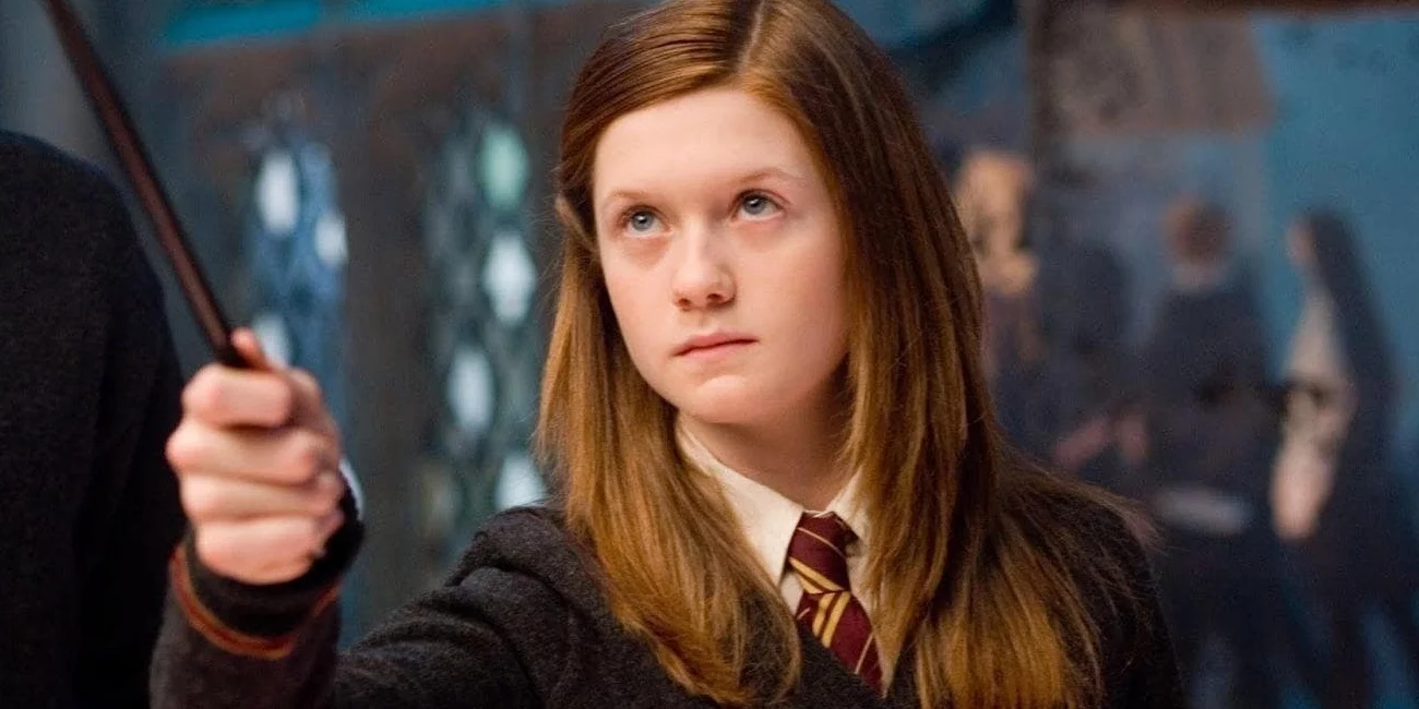 Bonnie Wright jako Ginny Weasley.
