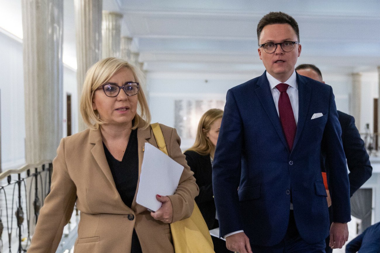 Paulina Hennig-Kloska i Szymon Hołownia