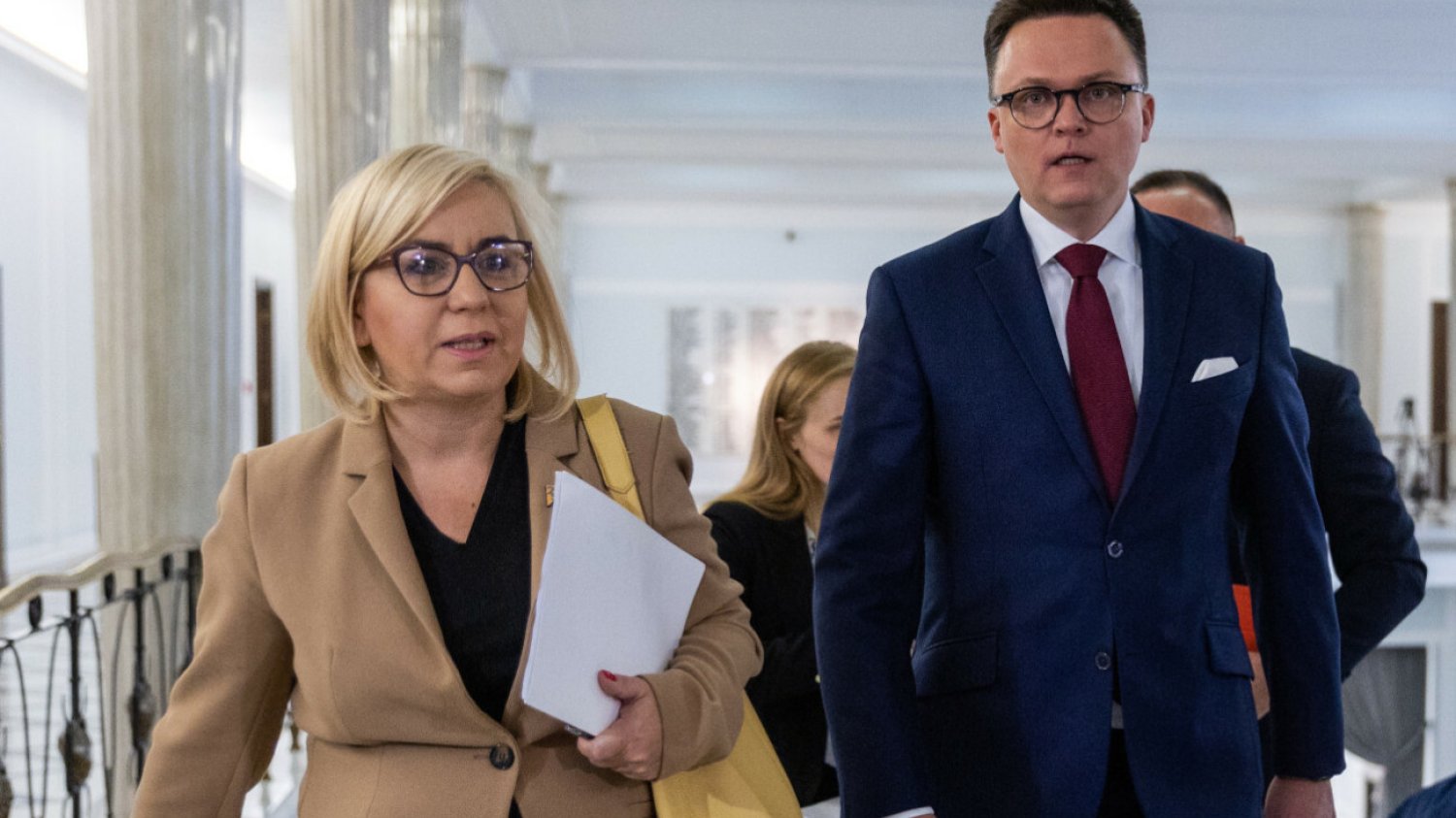 Paulina Hennig-Kloska i Szymon Hołownia