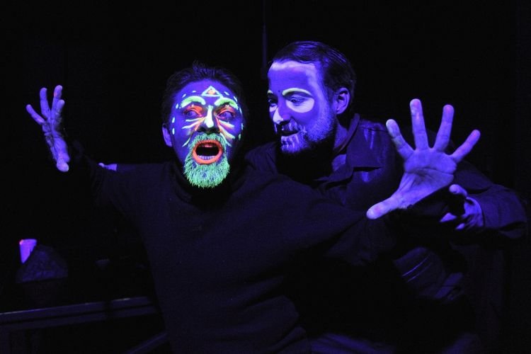 Arkadiusz Cyran i Rafał Kwietniewski w "Wyspach Galapagos. Królu Dawidzie"