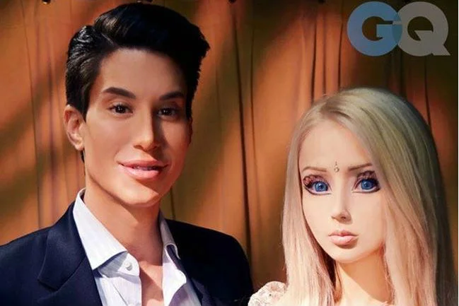 Valeria Lukyanova i Justin Jedlica, żywa Barbie i żywy Ken