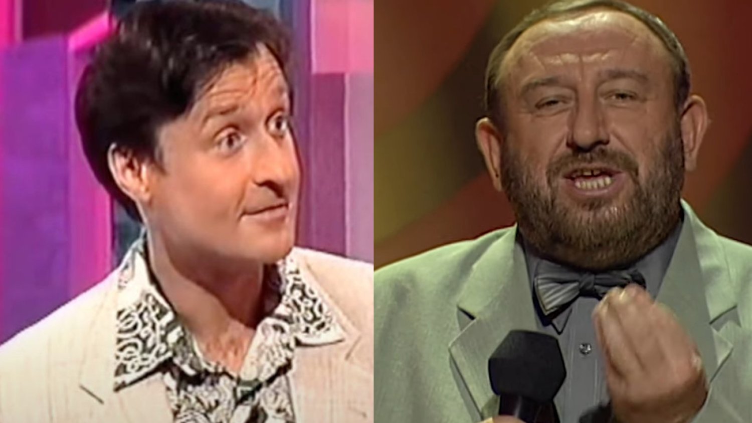 Jacek Kawalec w "Randce w ciemno" i Tadeusz Drozda w "Śmiechu warte". Pamiętacie te kultowe programy lat 90.?
