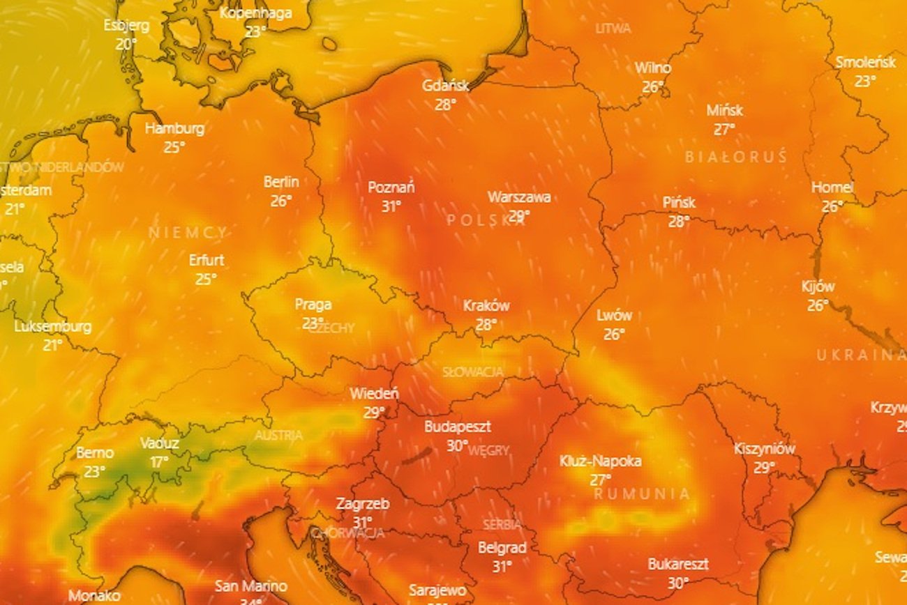 Do Polski nadciągają upały i burze.