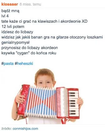 Klasyczna pasta o życiowym przegrywie