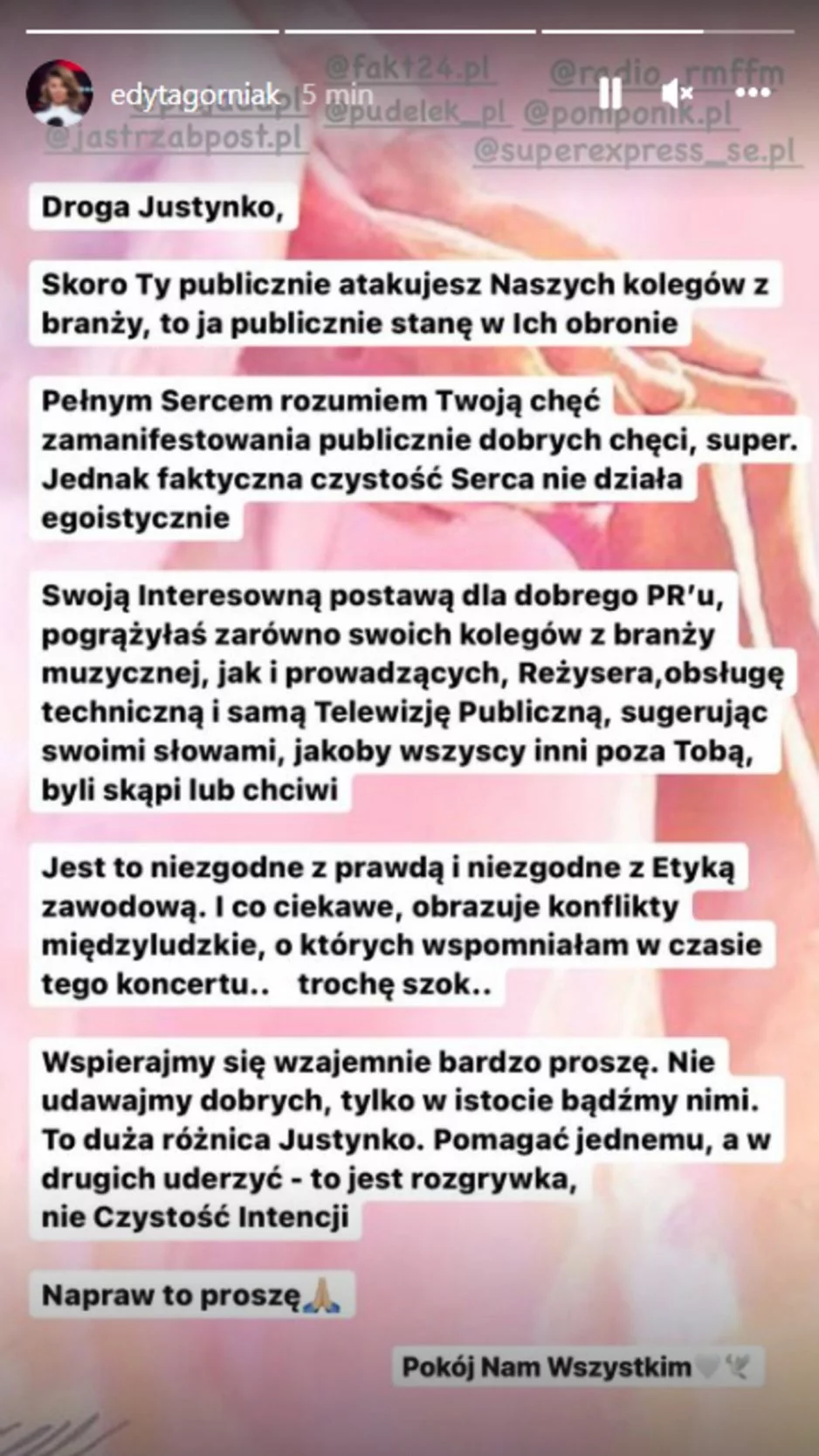 Edyta Górniak i Justyna Steczkowska spotkają się w sądzie? Afera po koncercie "Solidarni z Ukrainą".