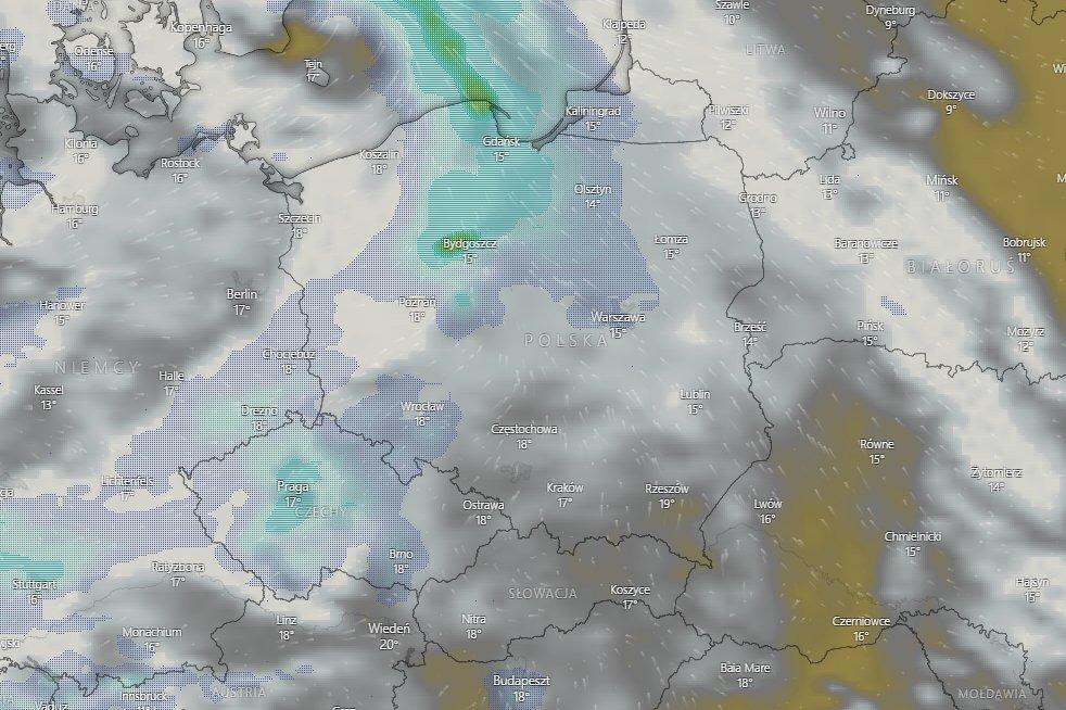 Od czwartku pogoda w Polsce ma się popsuć.