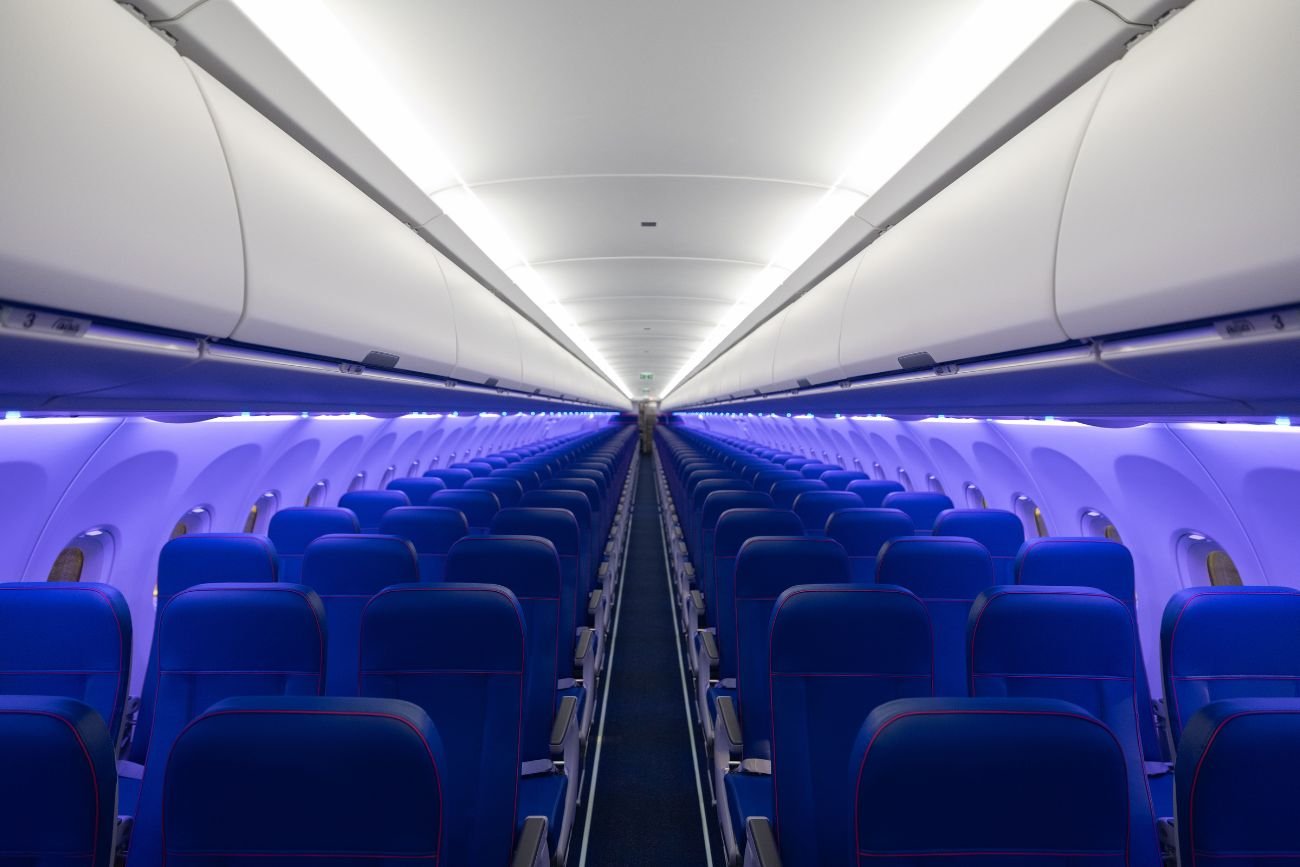 Kabina nowego samolotu Wizz Aira