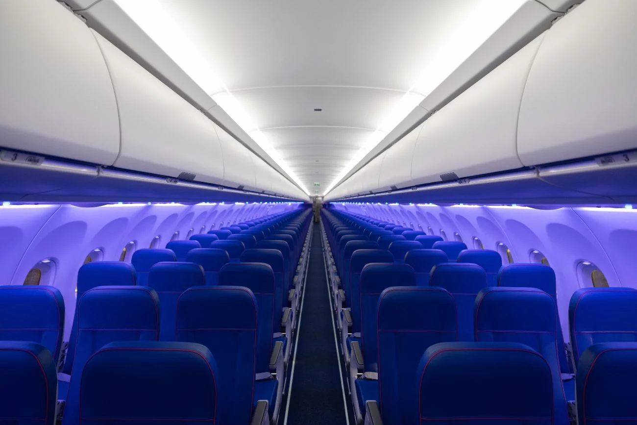 Wizz Air pokazał wnętrze nowego samolotu Kabina nowego samolotu Wizz Aira