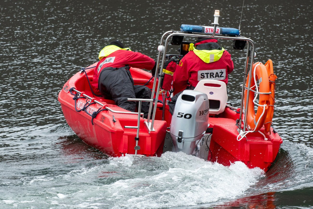 akcja straży pożarnej na wodzie