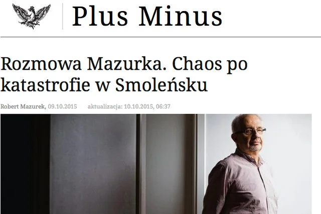 Były wiceambasador w Rosji o katastrofie smoleńskiej: „Poziom chaosu i niepanowania nad sytuacją był przygnębiający"