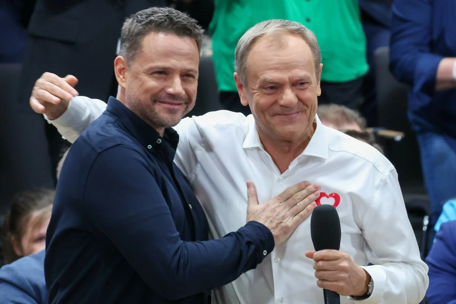 Konwencja KO w Warszawie. Tak kampanię kończą Tusk i Trzaskowski.