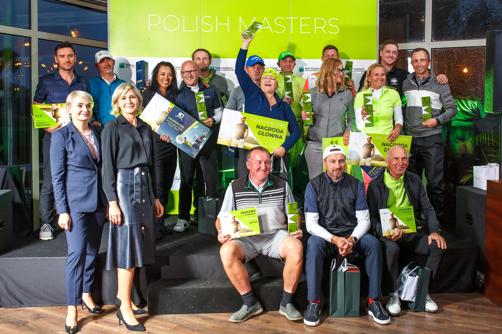 Zwycięzcy finału turnieju golfowego Polish Masters 2020
