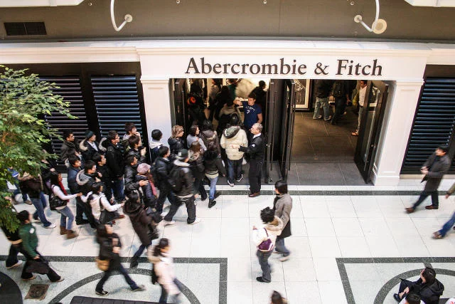 Jeden ze sklepów Abercrombie&Fitch