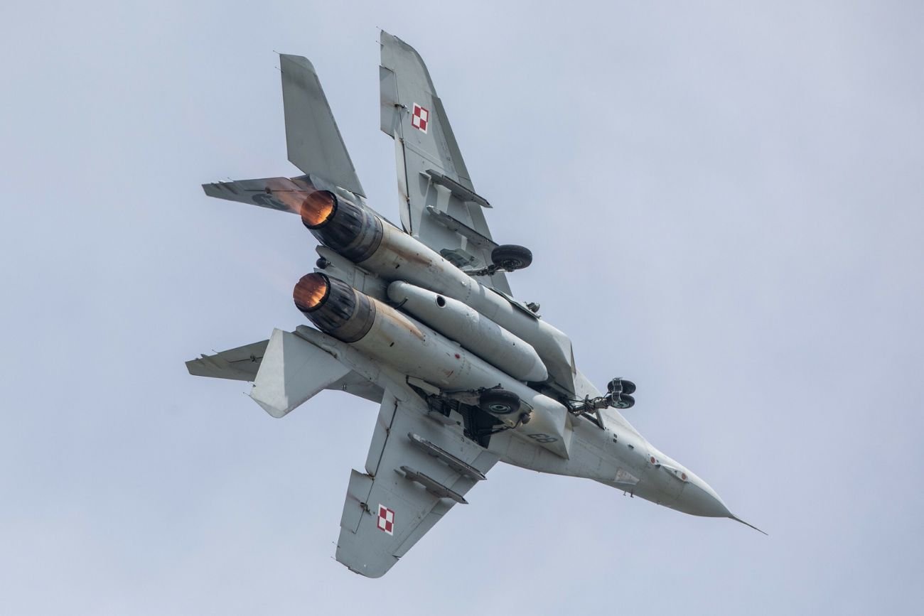 Myśliwiec MiG-29.